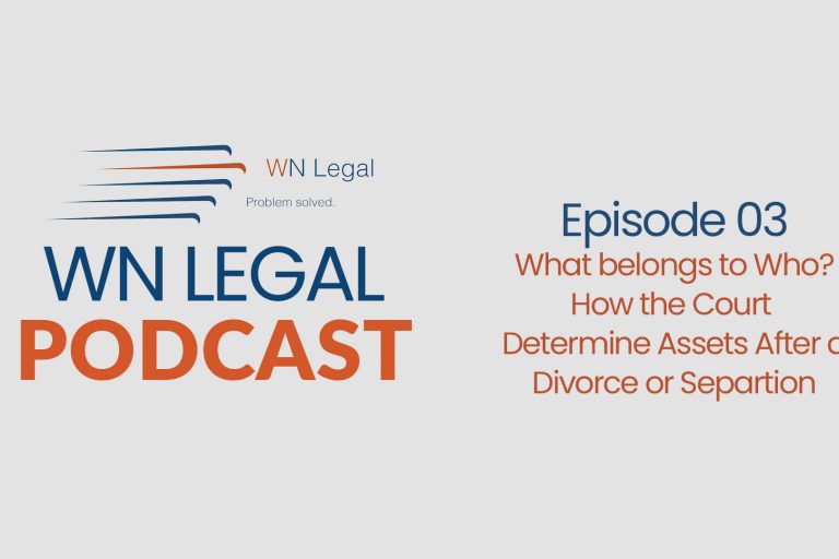 How the court determine assets after divorce