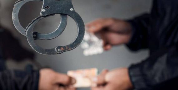 Man arrested for drug possession.