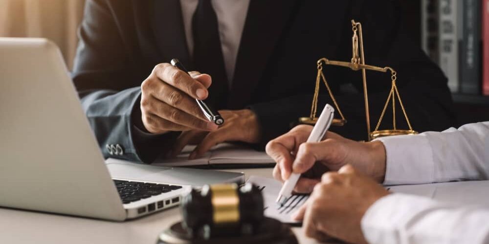 Legal team working.