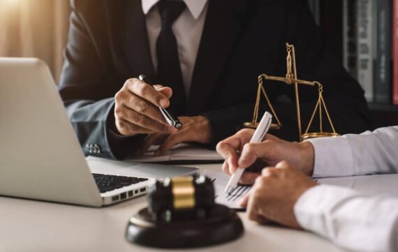 Legal team working.
