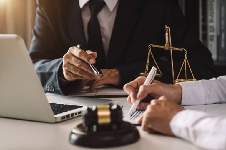 Legal team working.