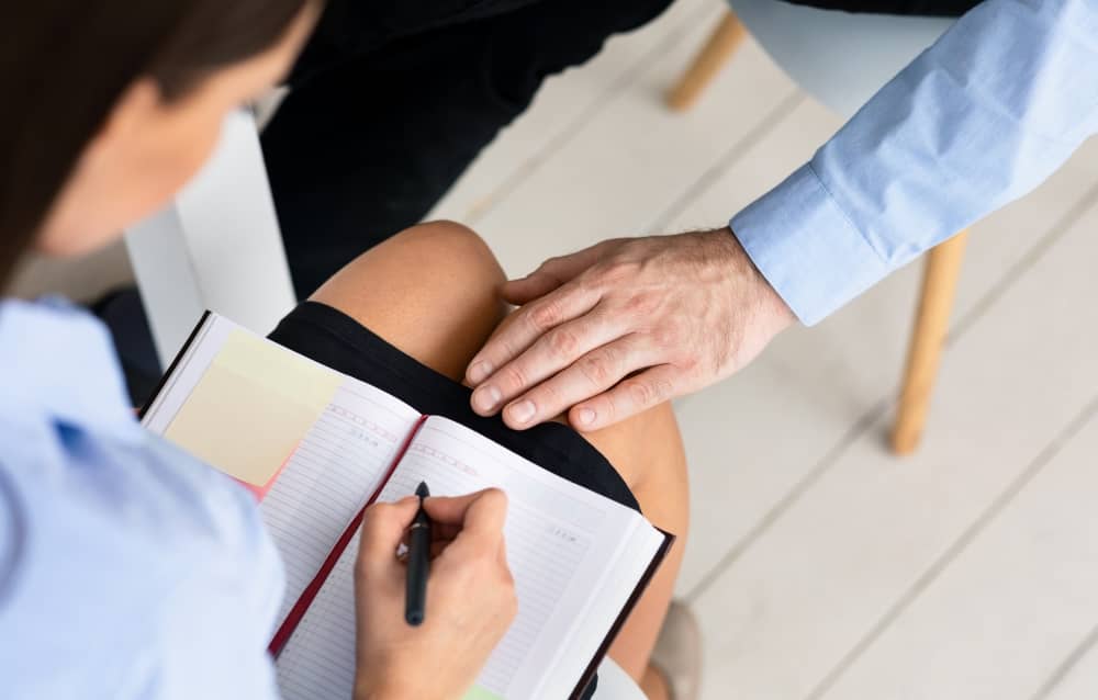 businessman-harrasing-secretary Indecent assault is defined as the intentional touching of another person in indecent circumstances